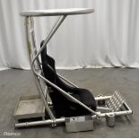 Truss Spot chair frame and bucket seat