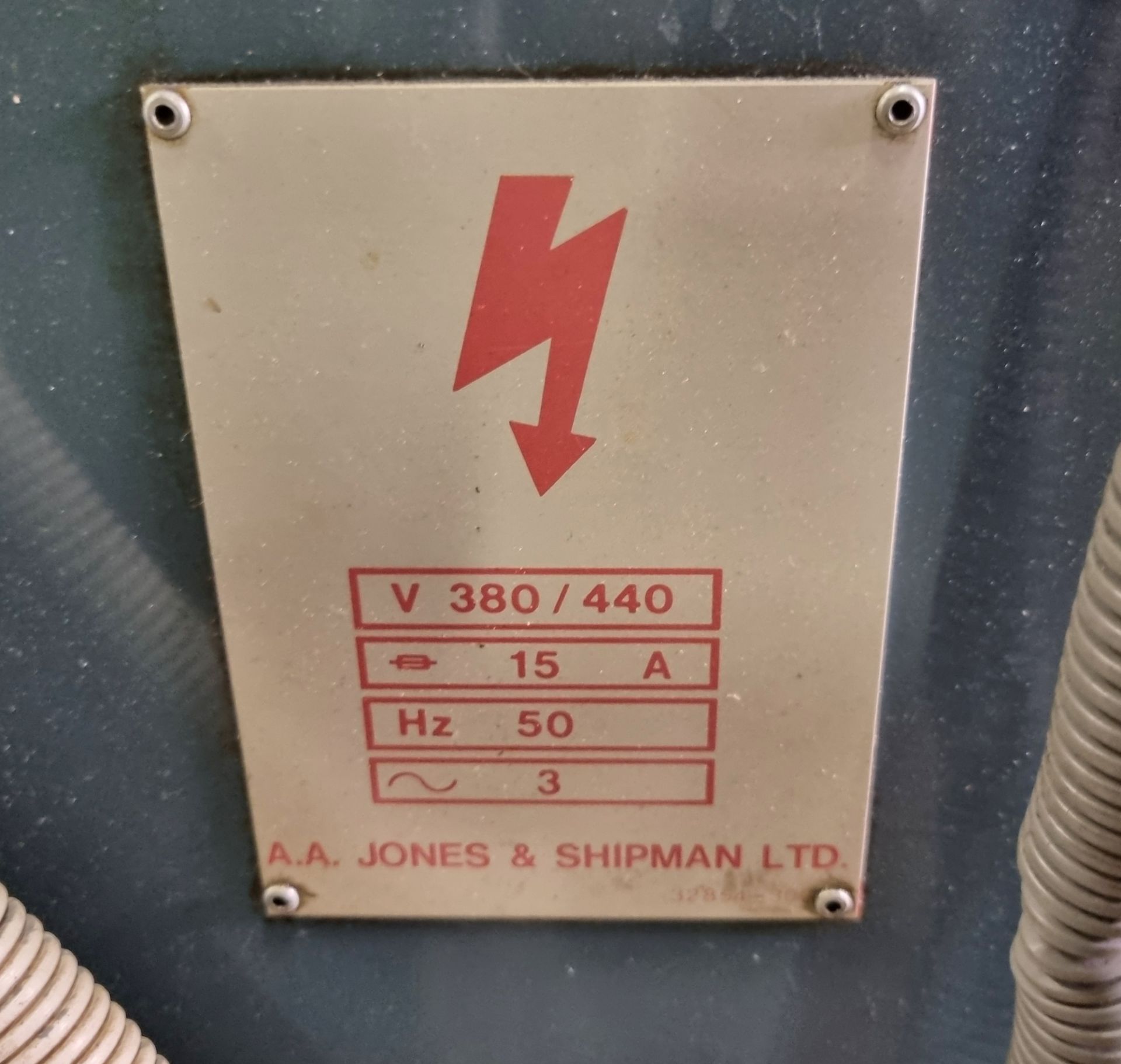 Jones & Shipman Ltd Model 540 surface grinder with dust extractor and coolant tank - Image 10 of 20