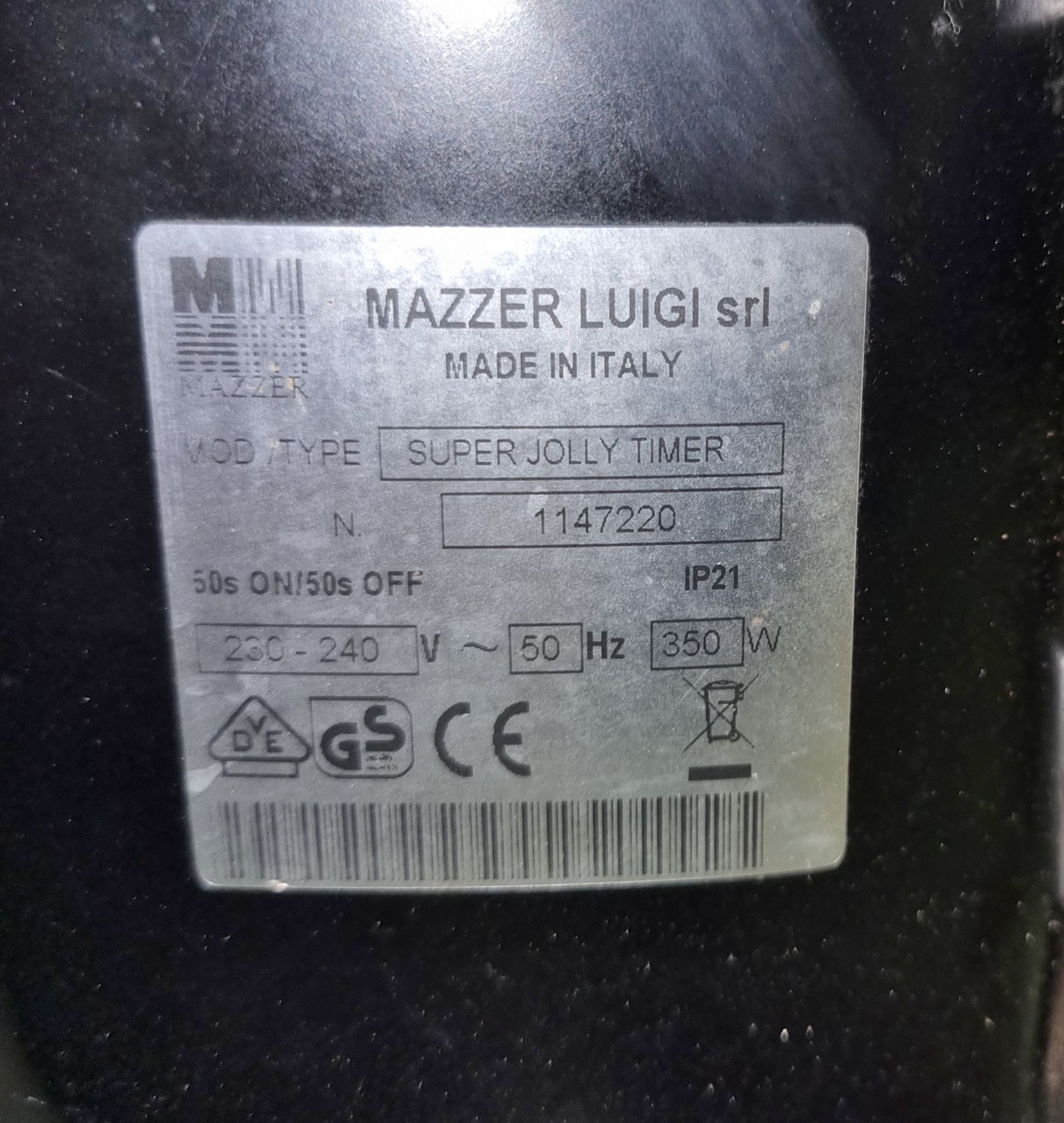 Mazzer Luigi Super Jolly Timer espresso coffee grinder - Image 4 of 4