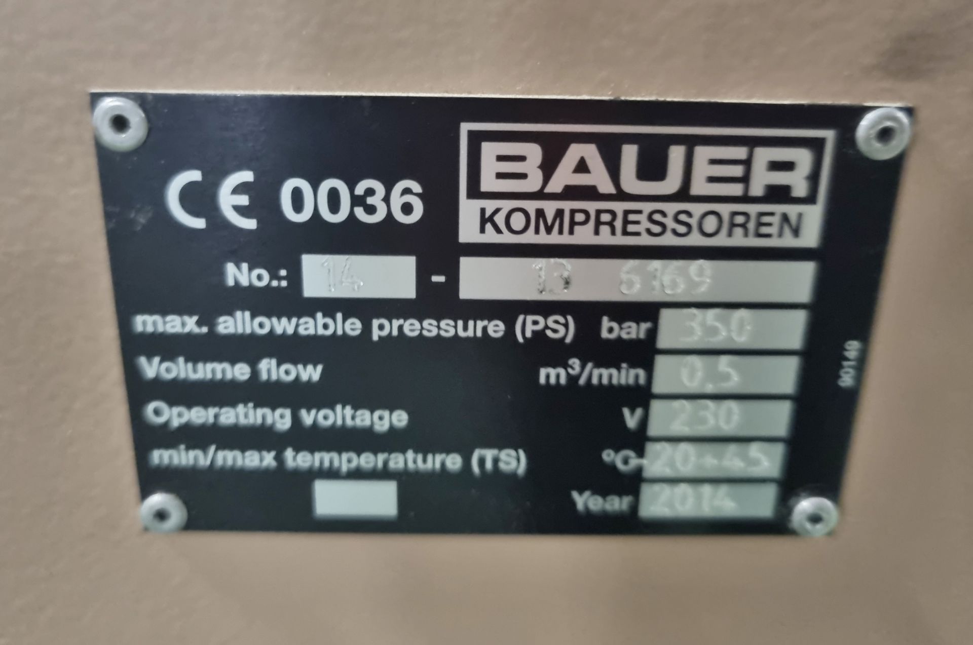 Bauer Compressor unit, Bauer cylinder refill system - see description for details - Image 7 of 16