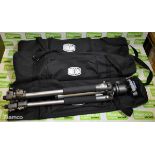 3x Bilora 1121-OK 59-143cm tripods with carry case