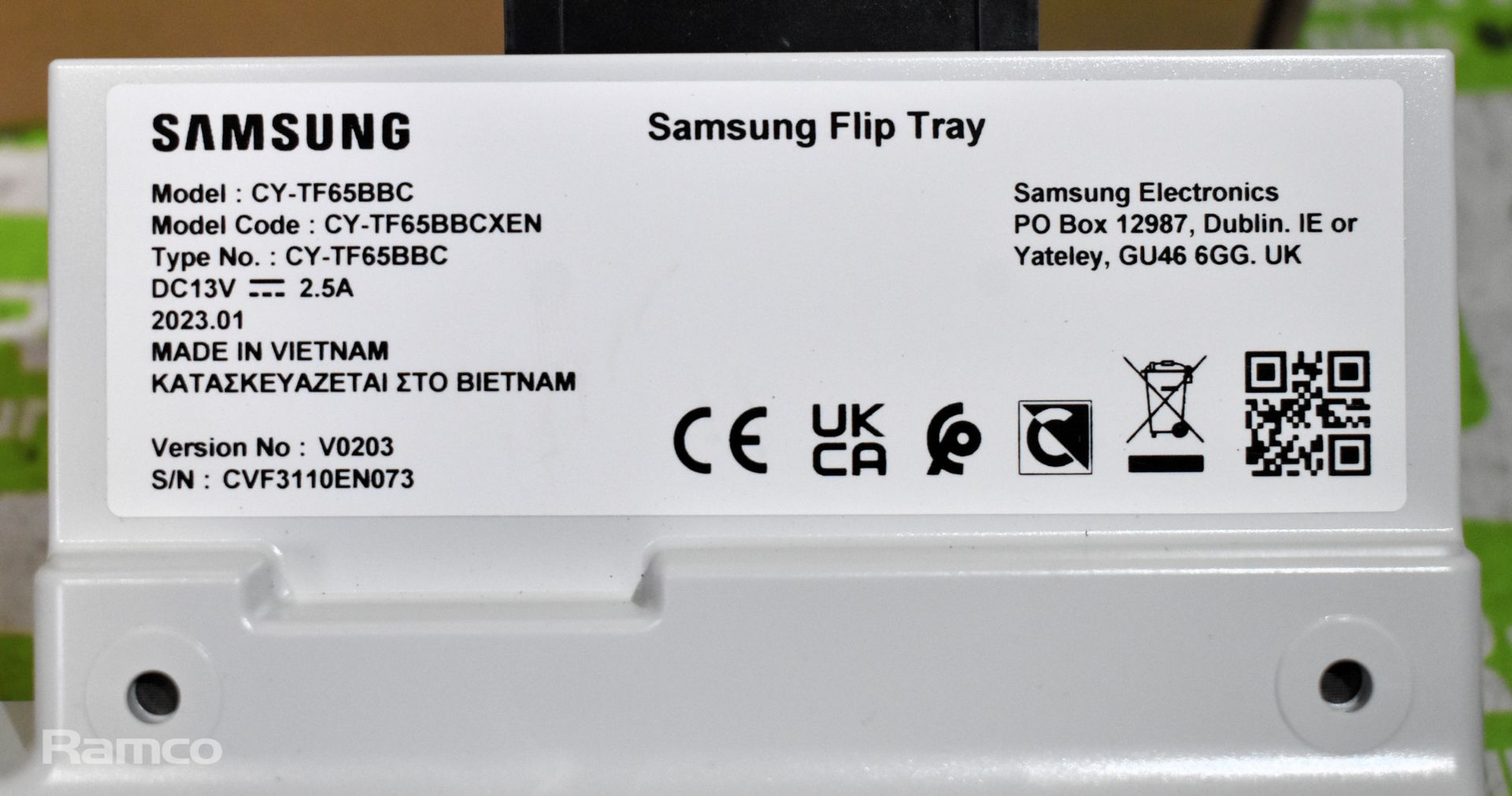 Samsung CY-TF65BBC optional connectivity tray for Flip Pro & more - see desc. - Image 6 of 22