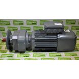 SEW-Eurodrive - RF27 DRN80M4/BE1 - gear electric motor - 1440/108rpm - 0.75kW - 230/400V - 3.5/1.75A