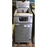 Falcon Fastron Infinity stainless steel single tank gas fryer - W 400 x D 870 x H 1115mm NO BASKETS