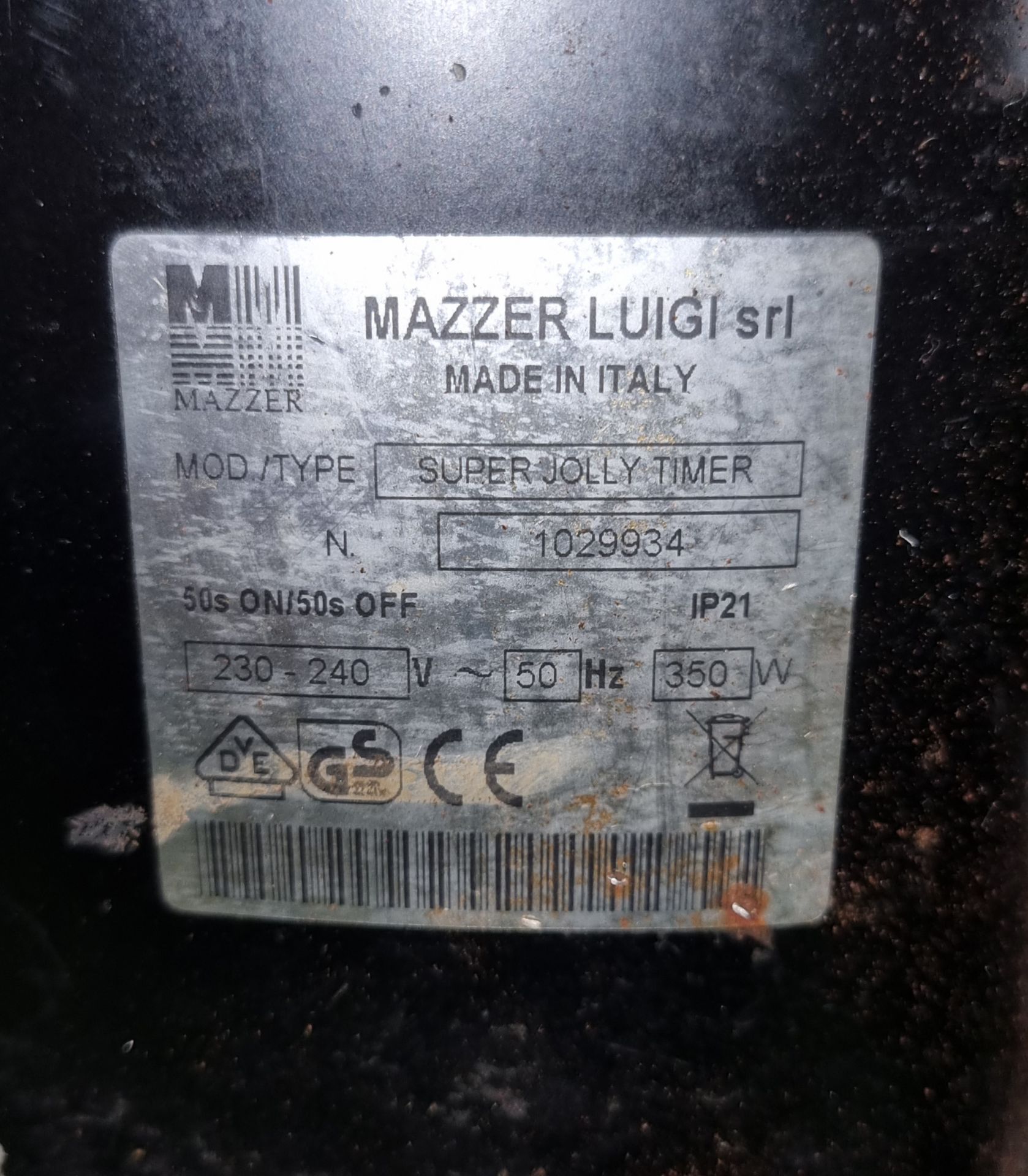 Mazzer Luigi Super Jolly Timer espresso coffee grinder - Image 4 of 4