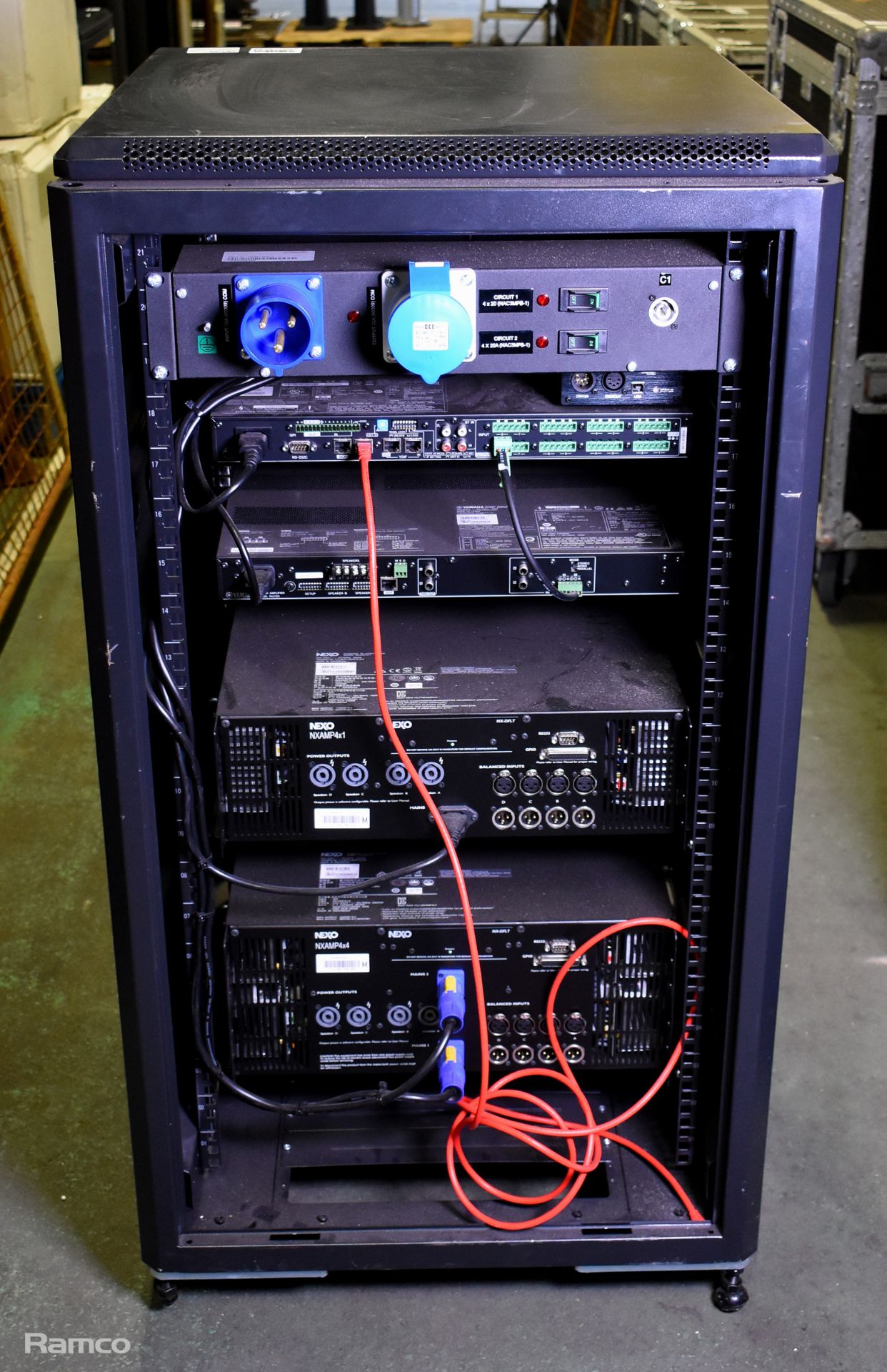 19 inch electronic instrument rack - Black - see description for details - Image 6 of 11
