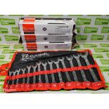 4x Tectool 14 piece combination spanner sets