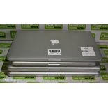 4x Apple laptops - NO CHARGERS - see description for details