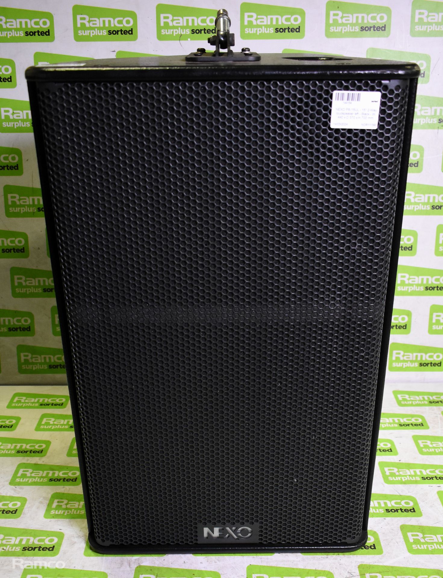 NEXO PS-15 UL - 15 inch 2-Way loudspeaker left - Black - W 440 x D 370 x H 700 mm - Image 2 of 8