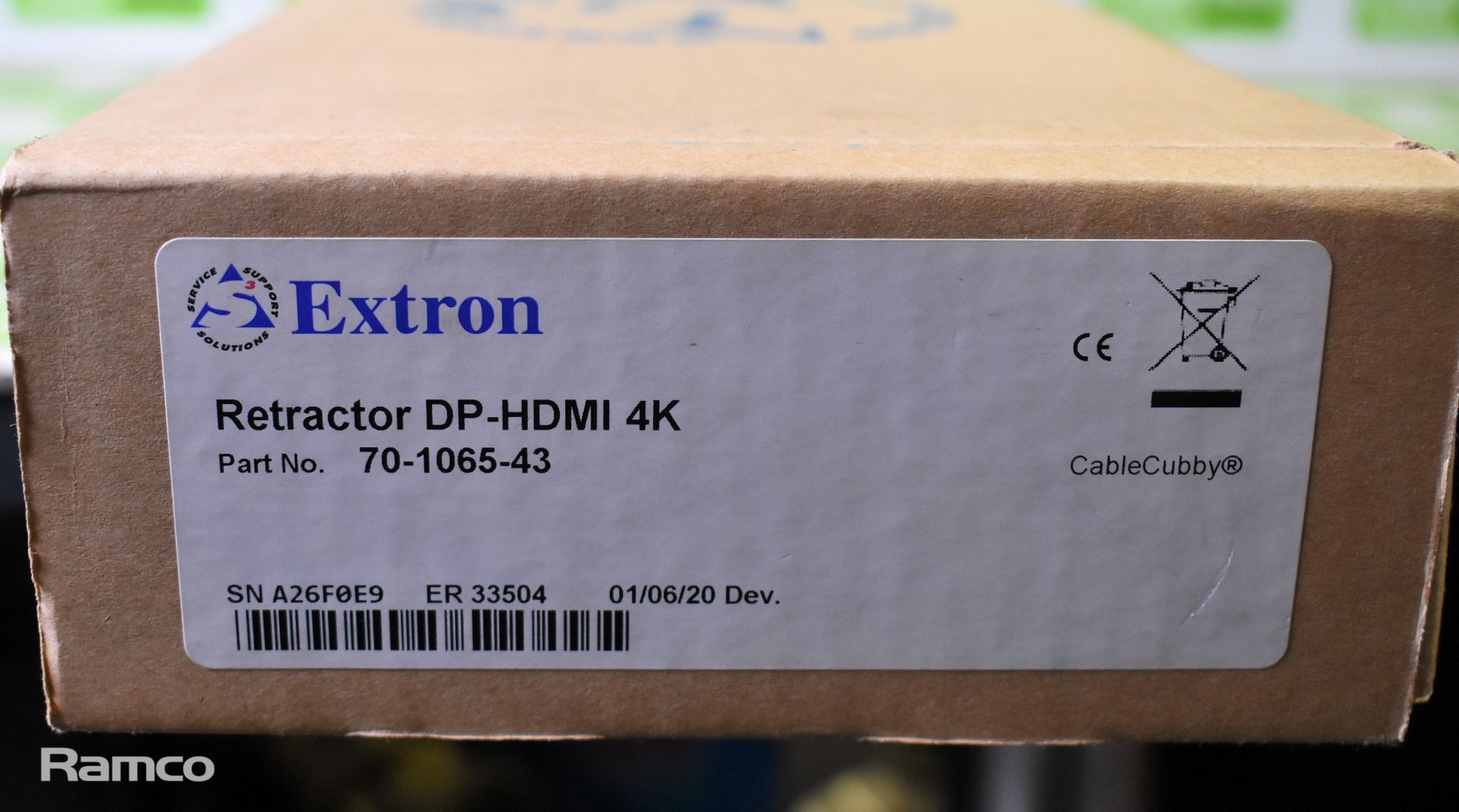 12x Extron cable retraction systems - boxed and unboxed - Image 5 of 5