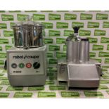 Robot-Coupe R 502 - food processor with stainless steel cutter bowl and slicing attachment - 440V