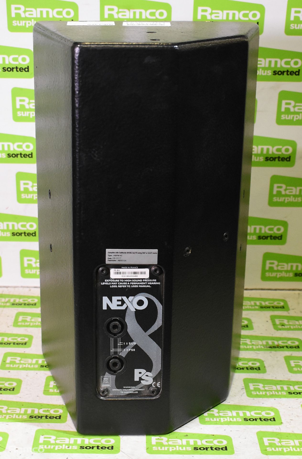 NEXO PS.8U - High power 2-way compact speaker - W 250 x D 220 x H 410 mm - Image 3 of 6