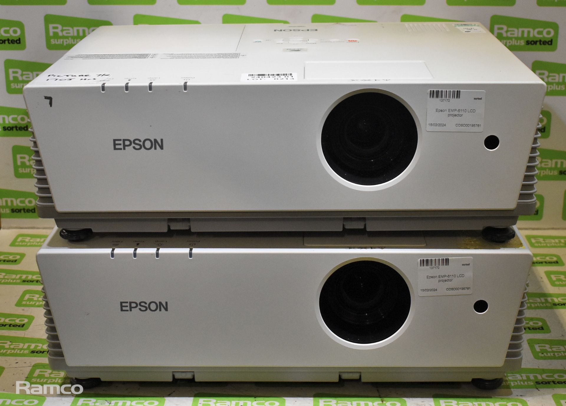 2x Epson EMP-6110 LCD projectors