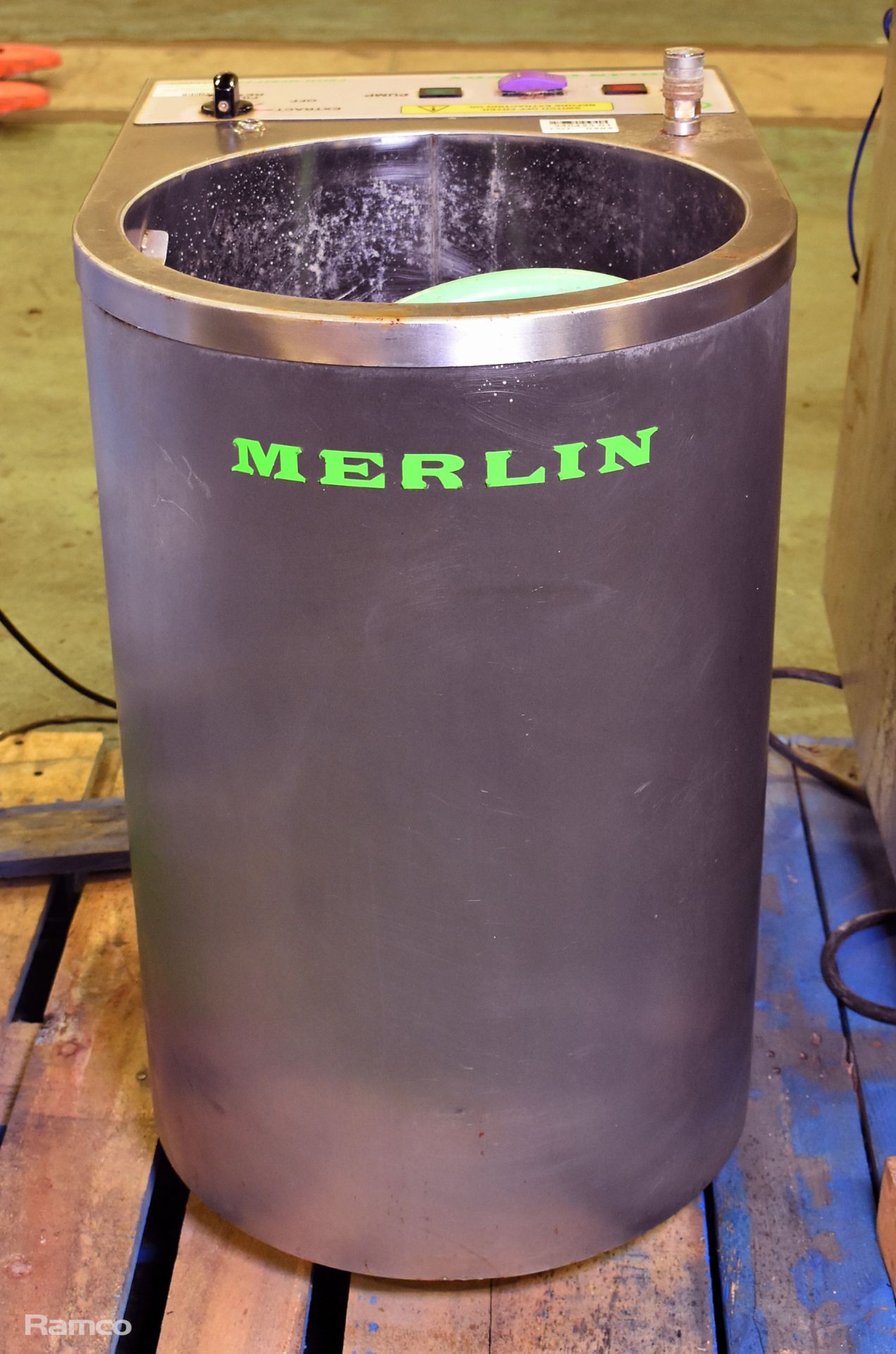 Merlin Filtration Top Fry stainless steel oil fat filter machine