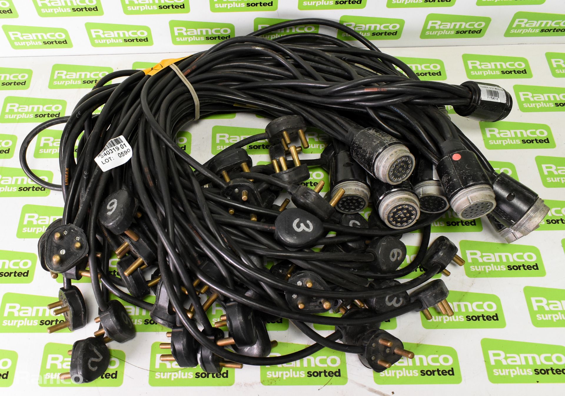 10x Socapex cables - 6 x 15a fan-in - Bild 2 aus 7