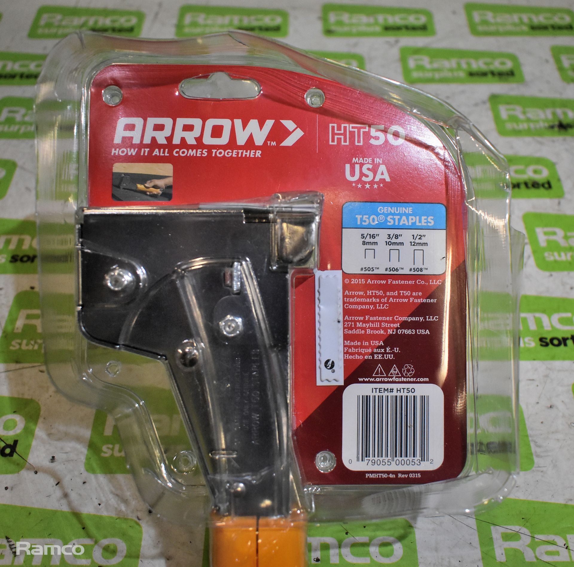 Arrow HT50 hand staple hammer tacker tool - Image 3 of 3