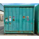 Empteezy ICB storage container - green - W 3050 x D 1500 x H 3000mm
