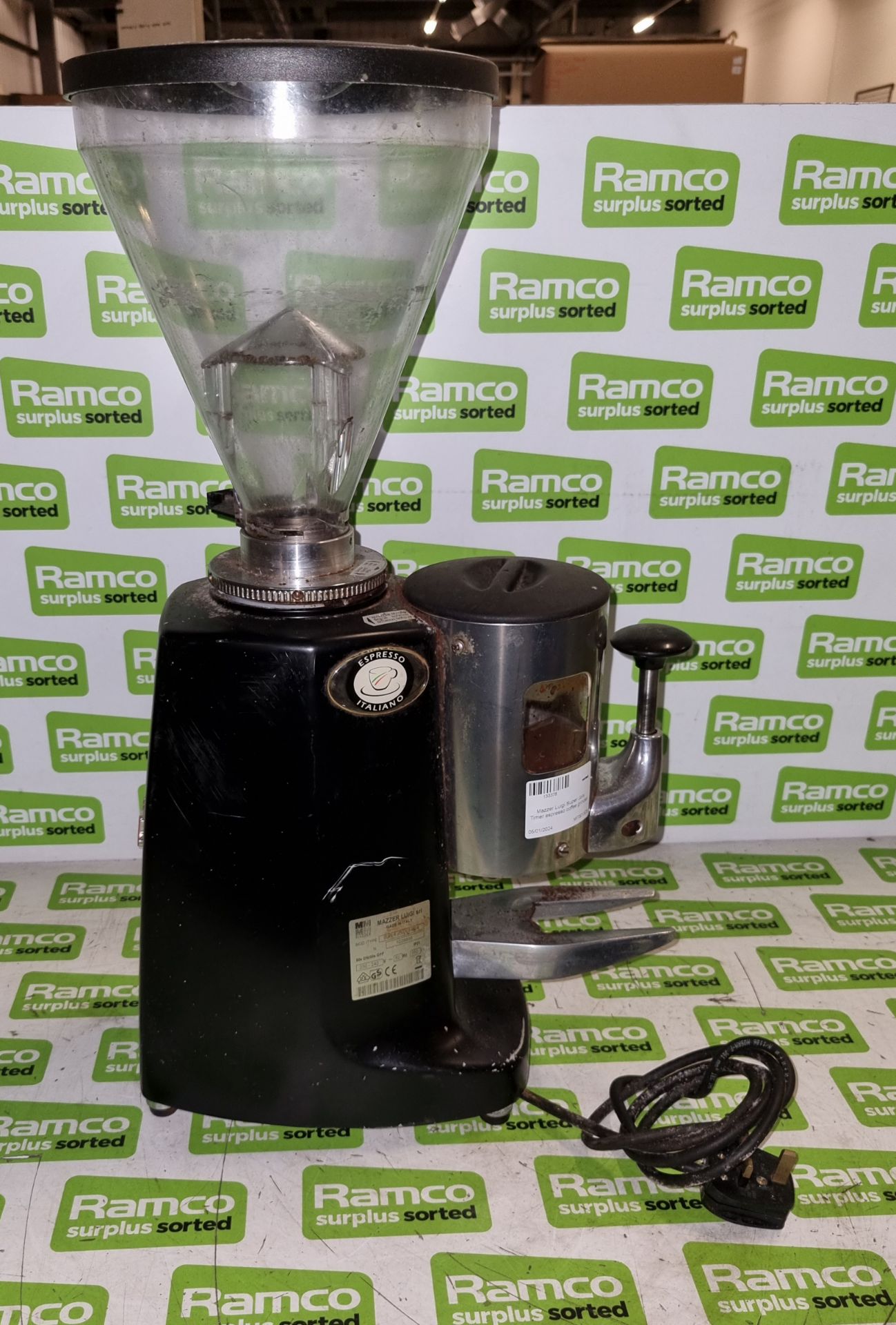 Mazzer Luigi Super Jolly Timer espresso coffee grinder - Image 2 of 3