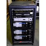 19 inch electronic instrument rack - Black - see description for details