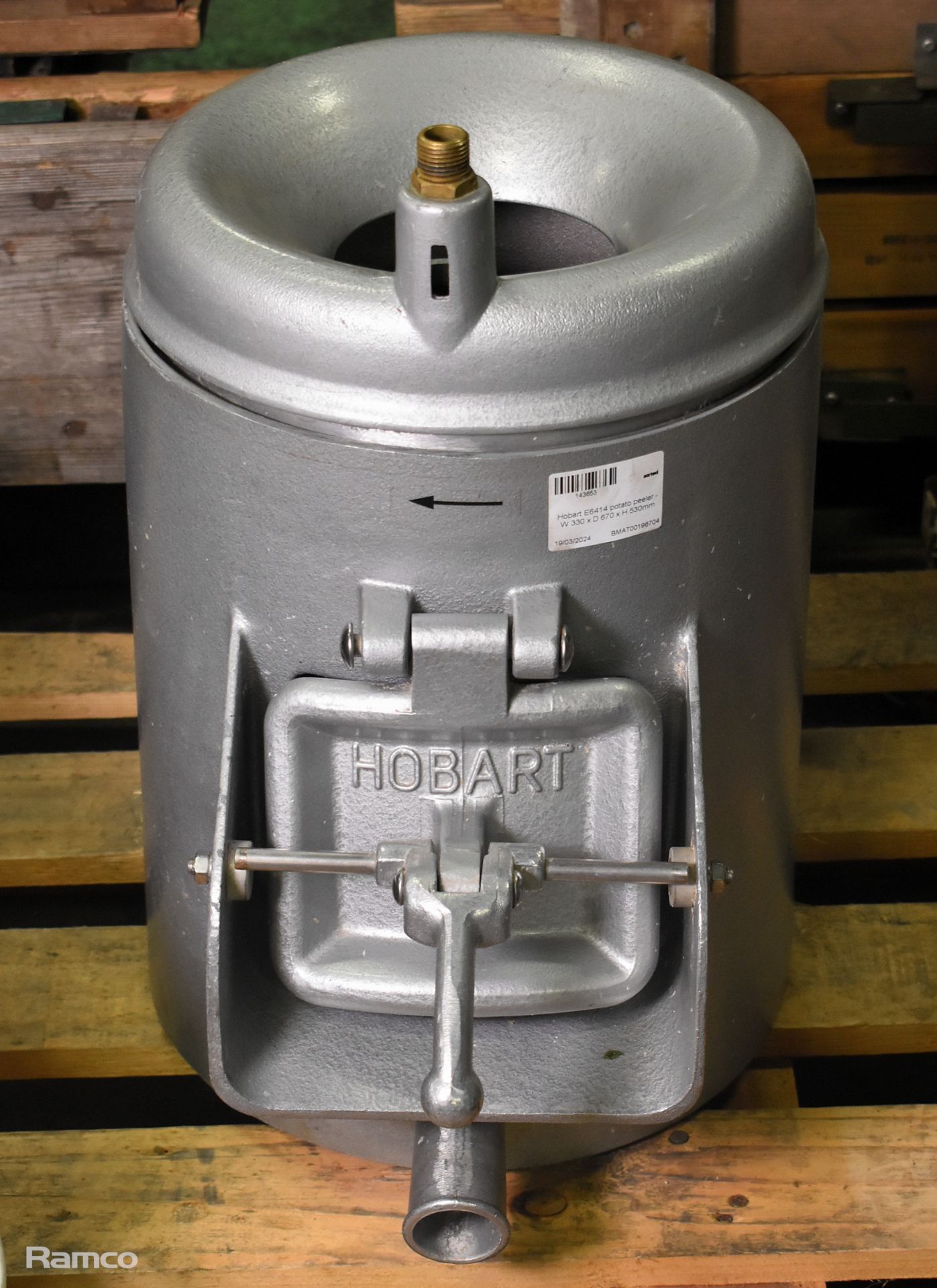 Hobart E6414 potato peeler - W 330 x D 670 x H 530mm - Image 5 of 7