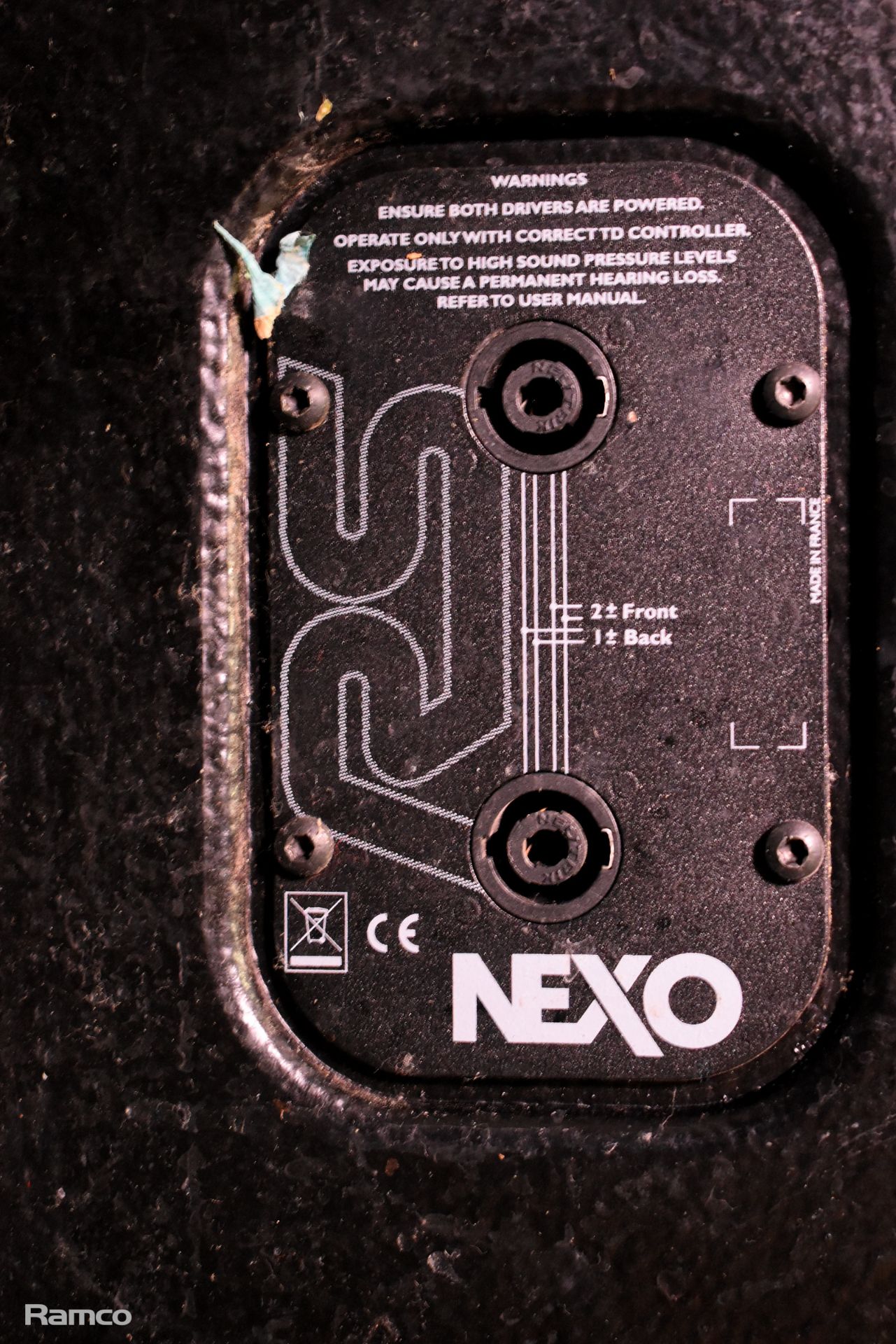 NEXO RS.18-PI - Dual 18 inch Tour subwoofer - Black - Image 7 of 10