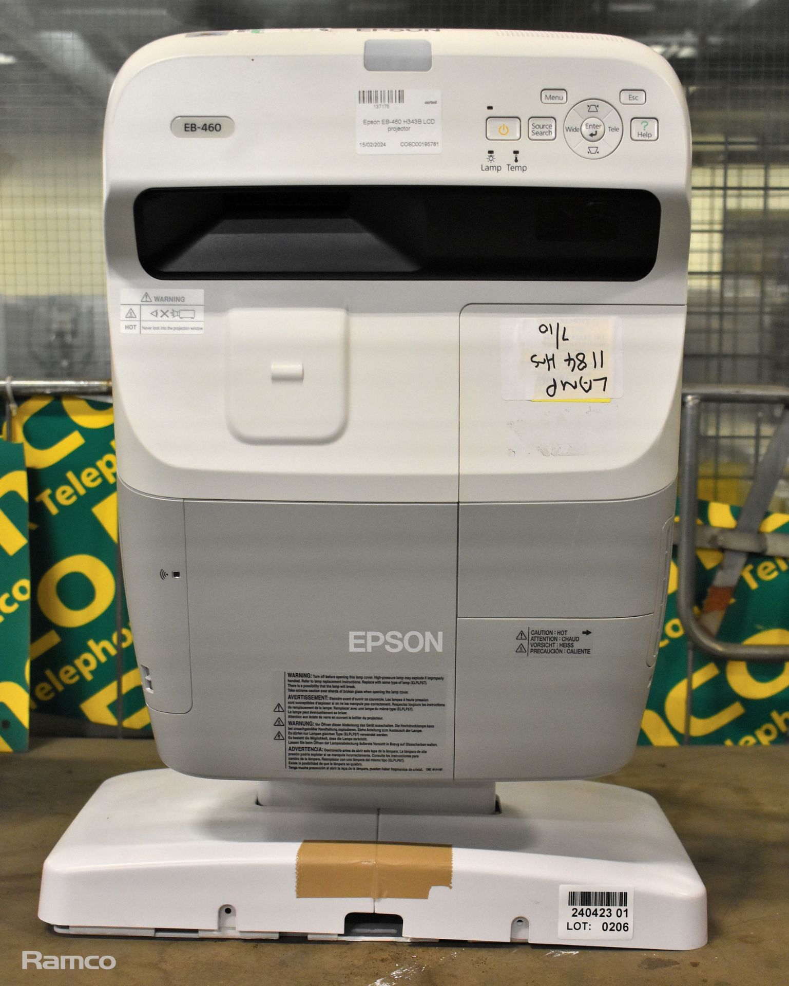 Epson EB-460 H343B LCD projector