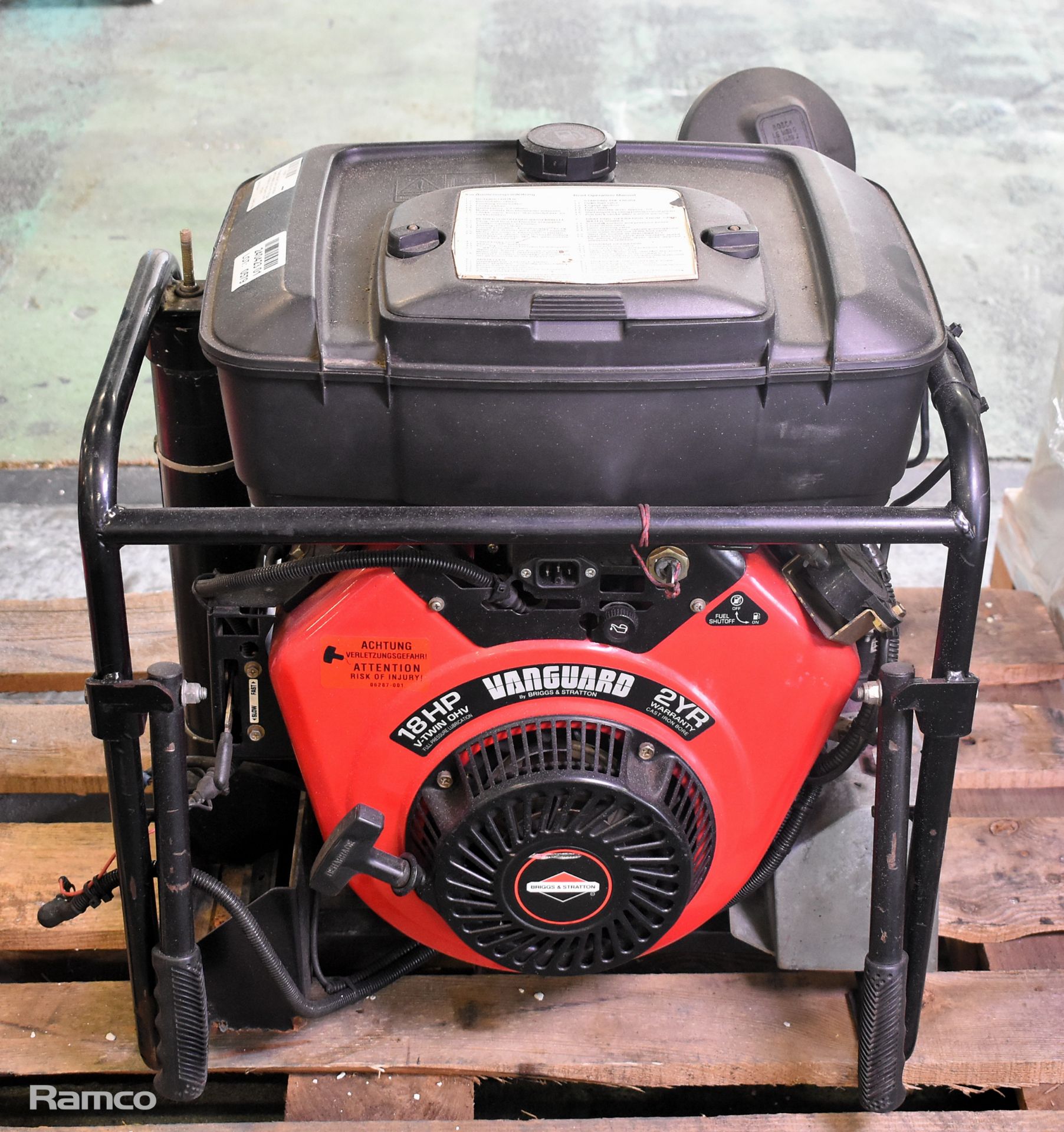 Rosenbauer Otter portable petrol water pump with Briggs & Stratton Vanguard 18HP engine
