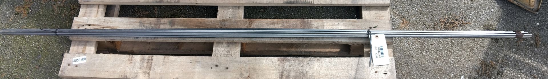 12x stainless steel bars - L 1920 x D 5mm