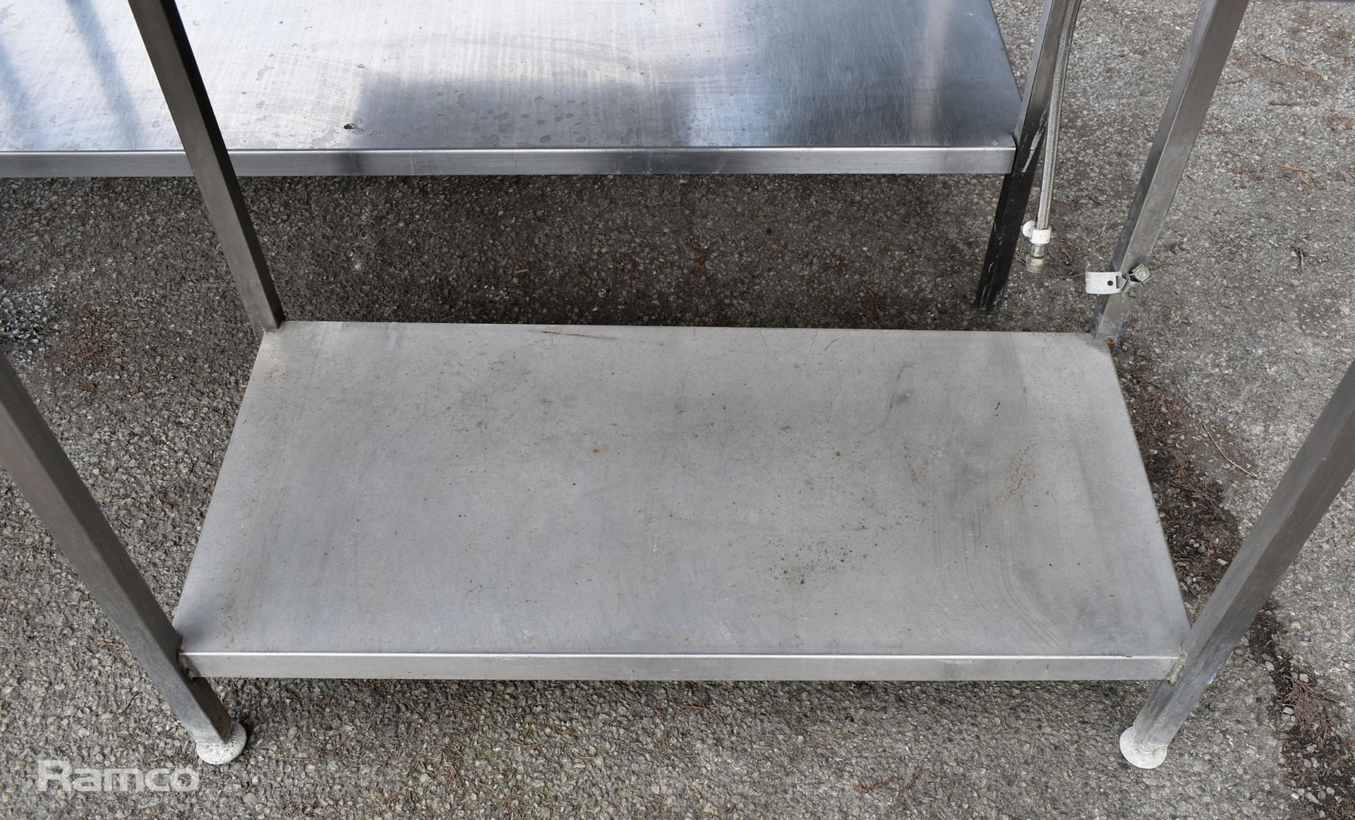 Stainless steel table with handwash sink - W 1750 x D 660 x H 900mm - Image 2 of 4