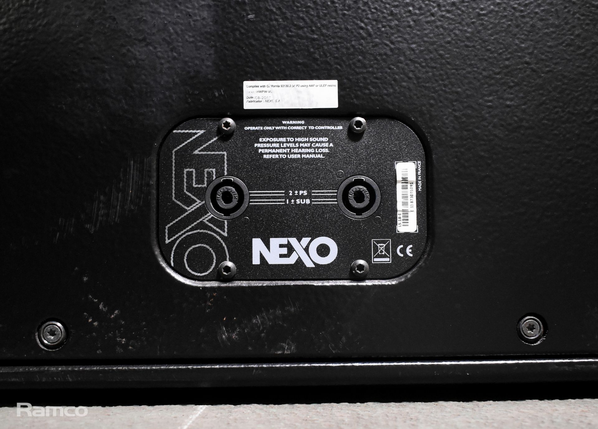 NEXO LS18-E passive subwoofer - Black - Image 5 of 6