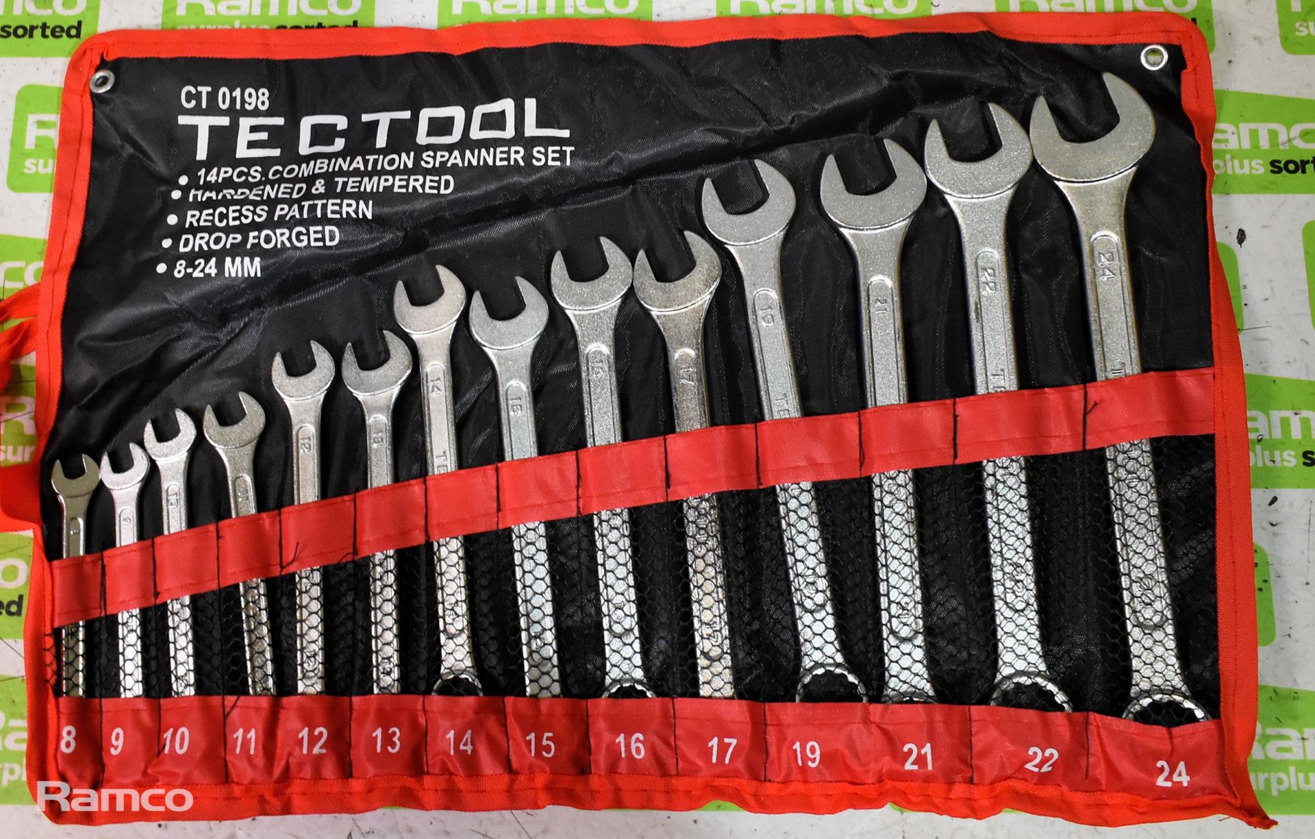 4x Tectool 14 piece combination spanner sets - Image 2 of 3