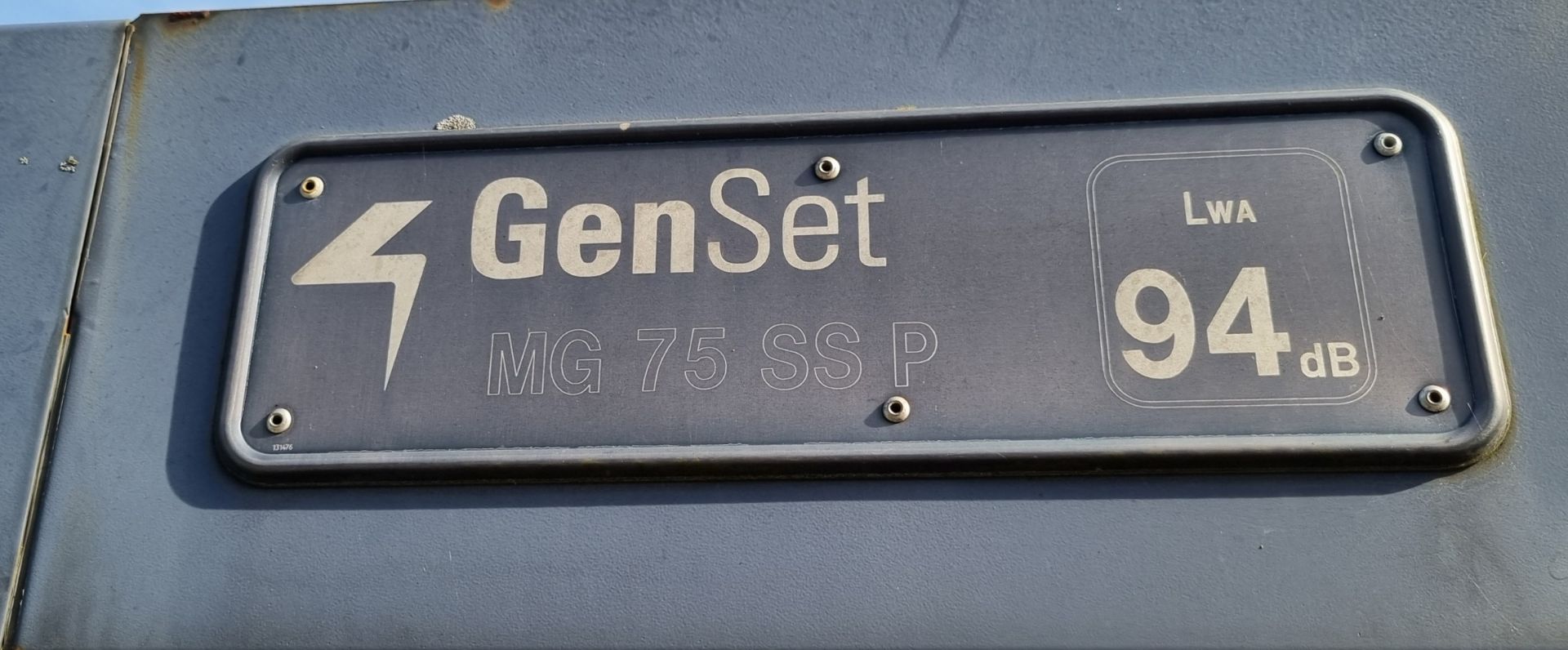 BM20200 roller brake tester with GenSat MG-75-SSP generator on GRP flat track with bale bar - Image 44 of 49