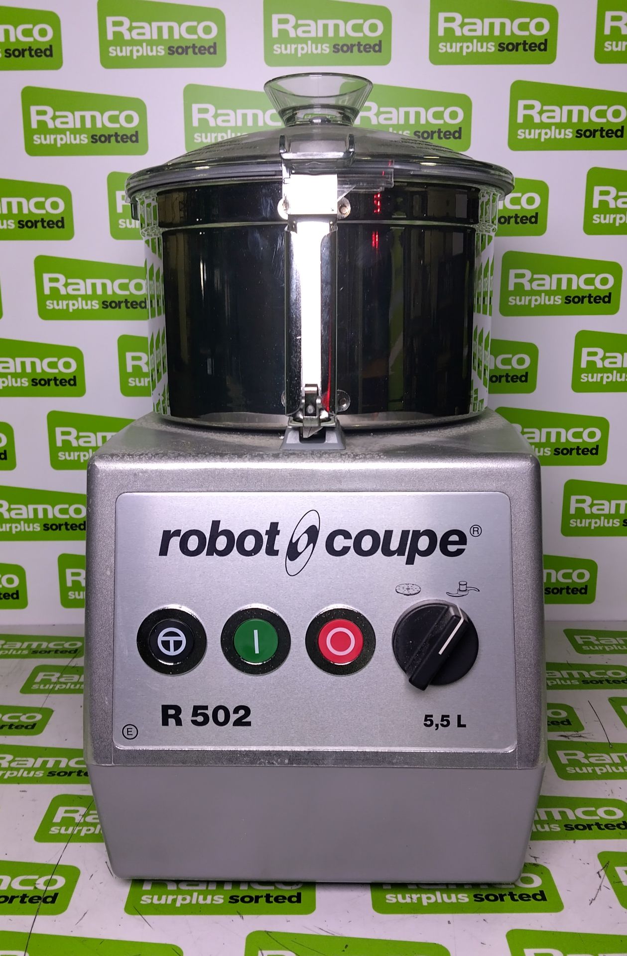 Robot-Coupe R 502 - food processor with stainless steel cutter bowl - 440V - 3ph