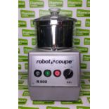 Robot-Coupe R 502 - food processor with stainless steel cutter bowl - 440V - 3ph