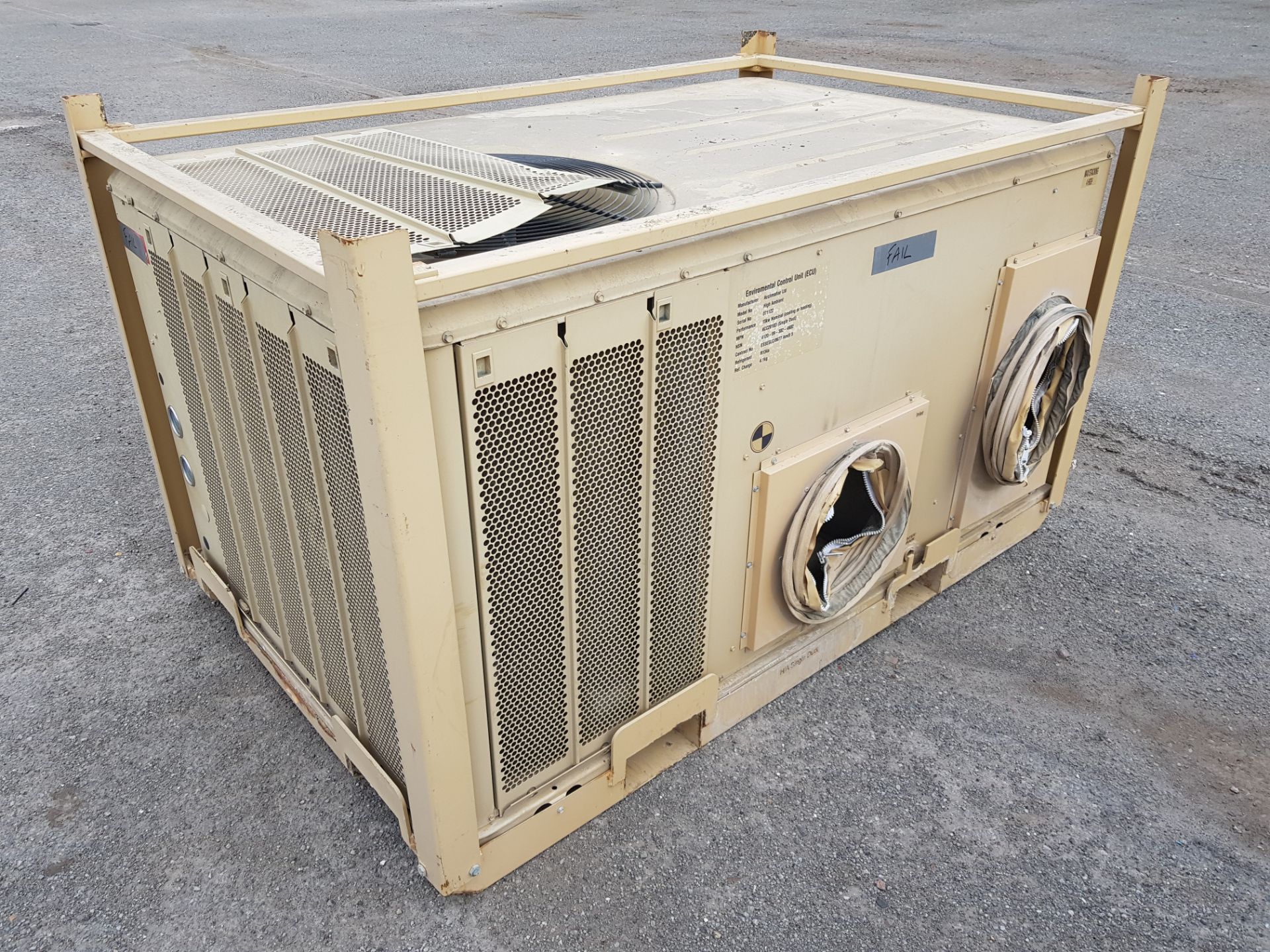 Acclimatise 15kW cooling or heating Environment Control Unit (ECU) - W 1810 x D 1180 x H 1010mm - Bild 2 aus 2