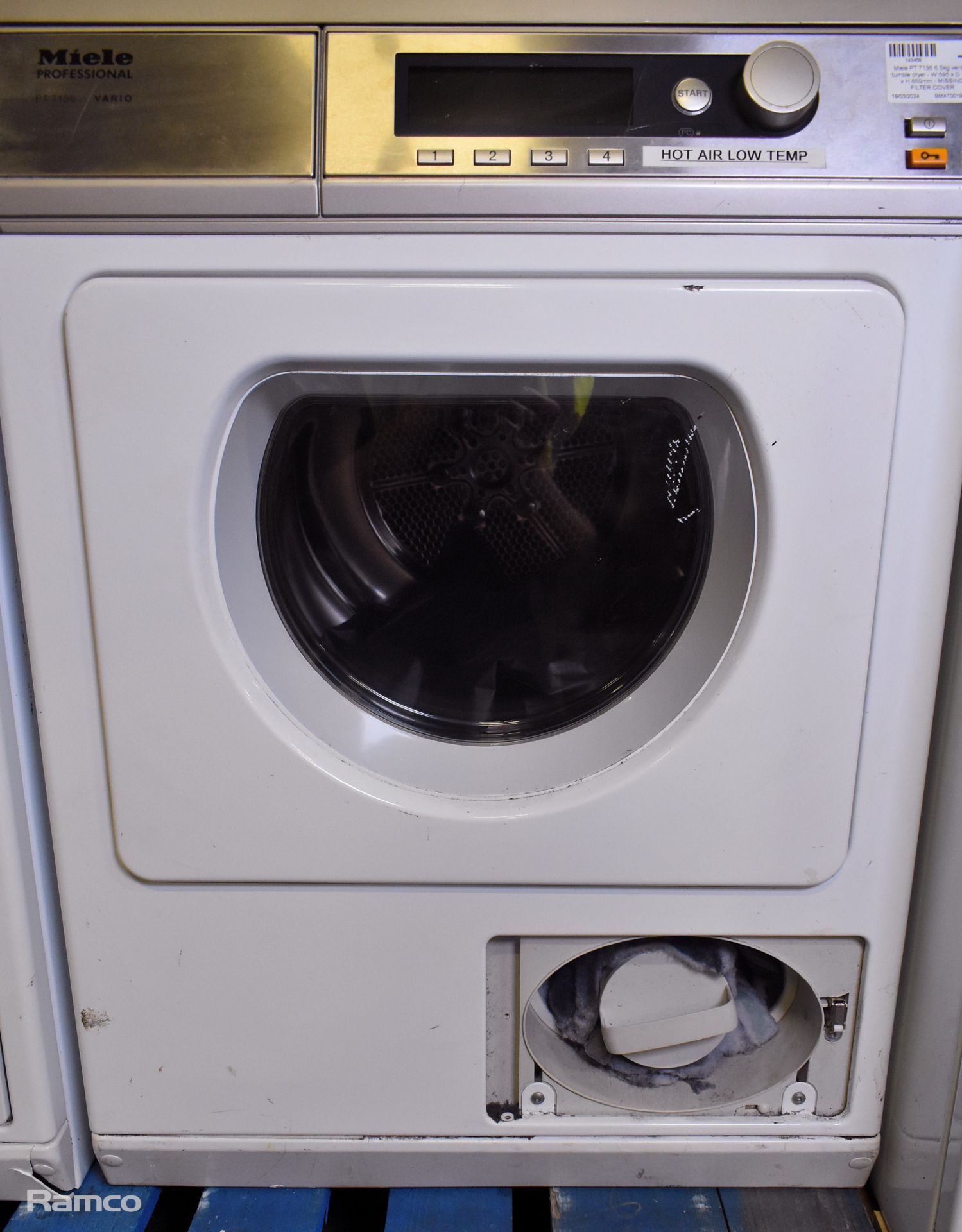 Miele PT 7136 6.5kg vented tumble dryer - W 595 x D 700 x H 850mm - MISSING FILTER COVER - Image 3 of 6