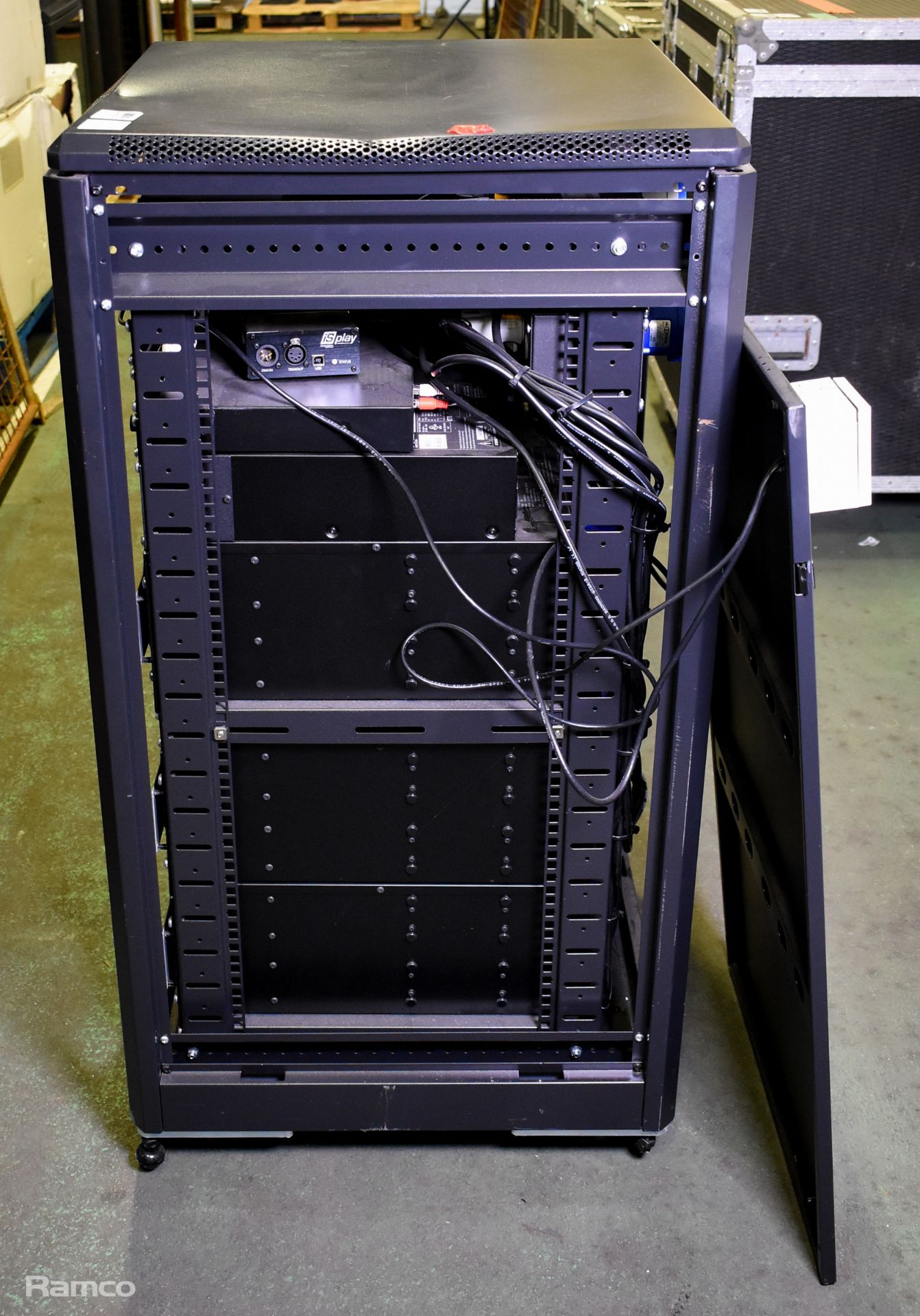 19 inch electronic instrument rack - Black - see description for details - Image 7 of 14