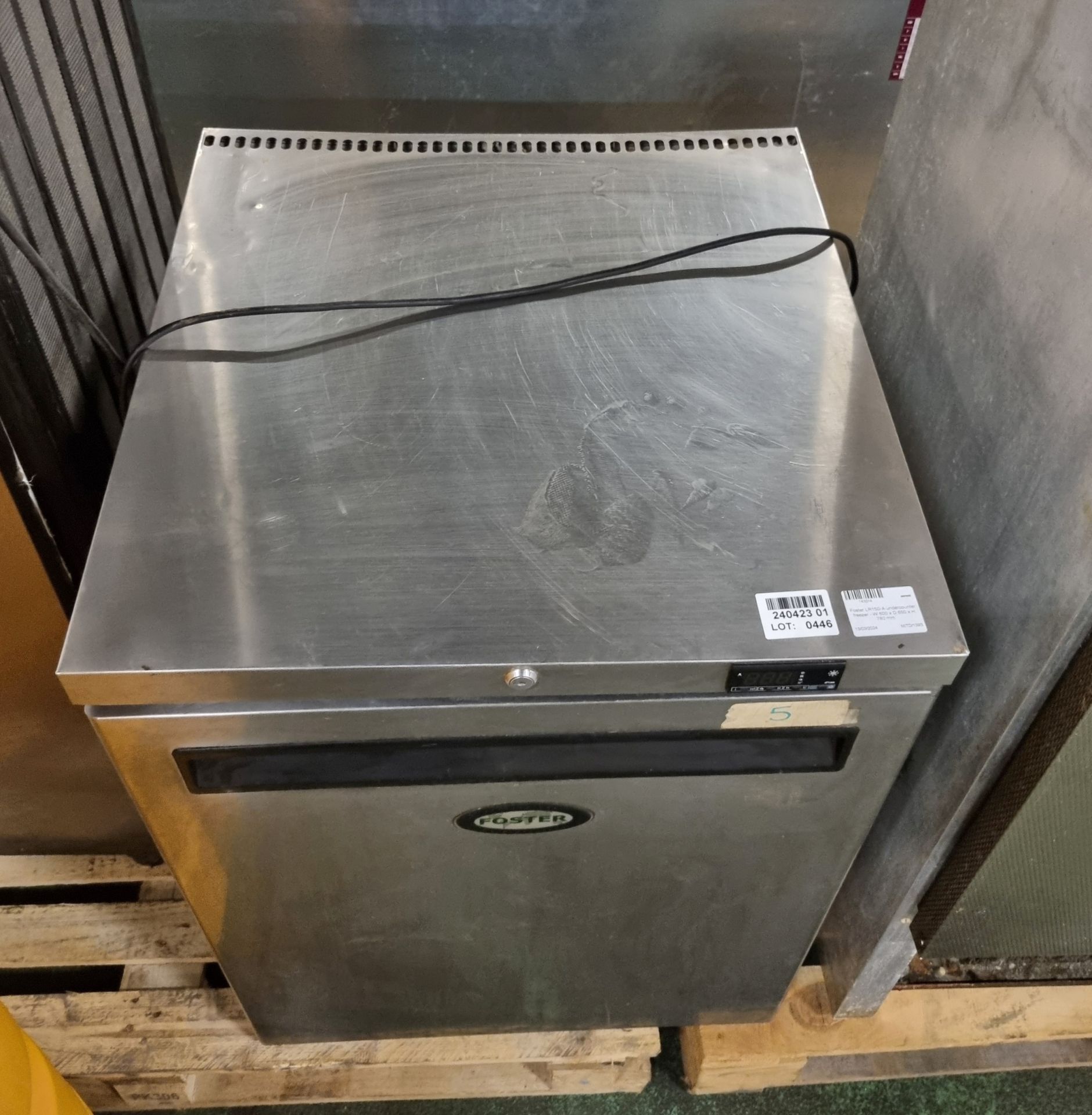 Foster LR150-A undercounter freezer - W 600 x D 650 x H 780mm - Image 2 of 4