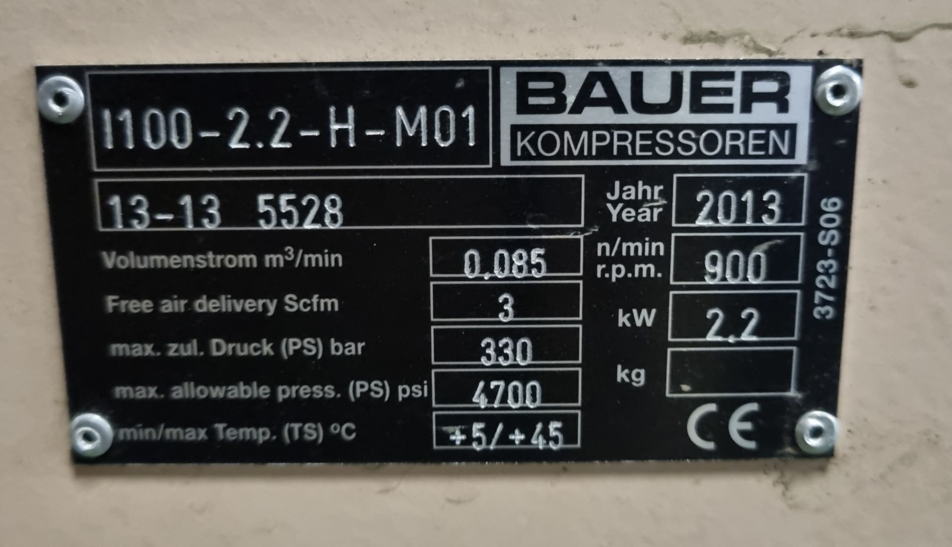 Bauer Compressor unit, Bauer cylinder refill system - see description for details - Image 16 of 16