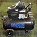 SGS SC50H 2.5hp dual nozzle air compressor 50 ltr - 230V