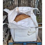 2 sacks of loose rock salt grit - 1x 1 T, 1x 1/3 T