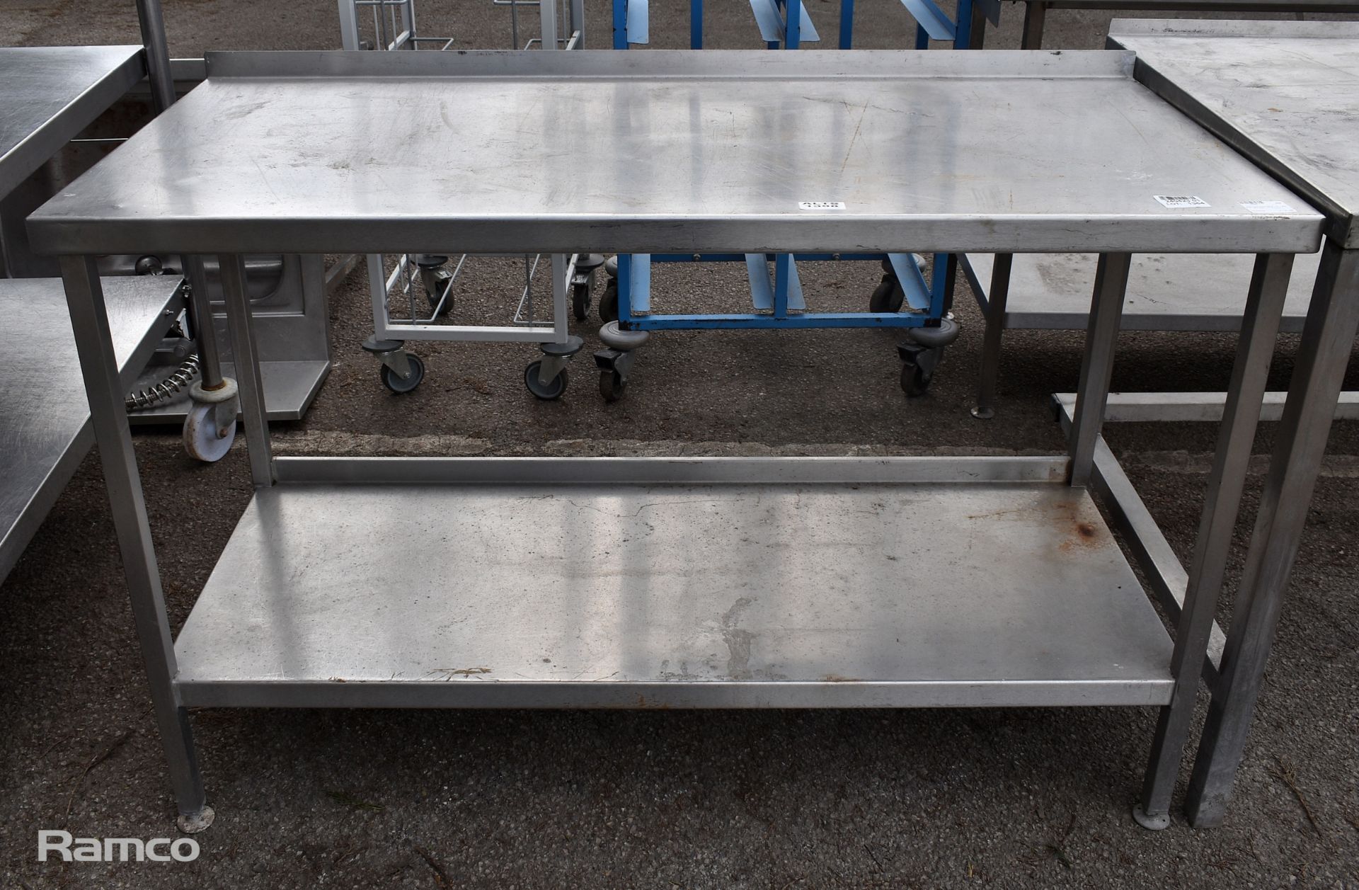 Stainless steel table - W 1400 x D 660 x H 900mm