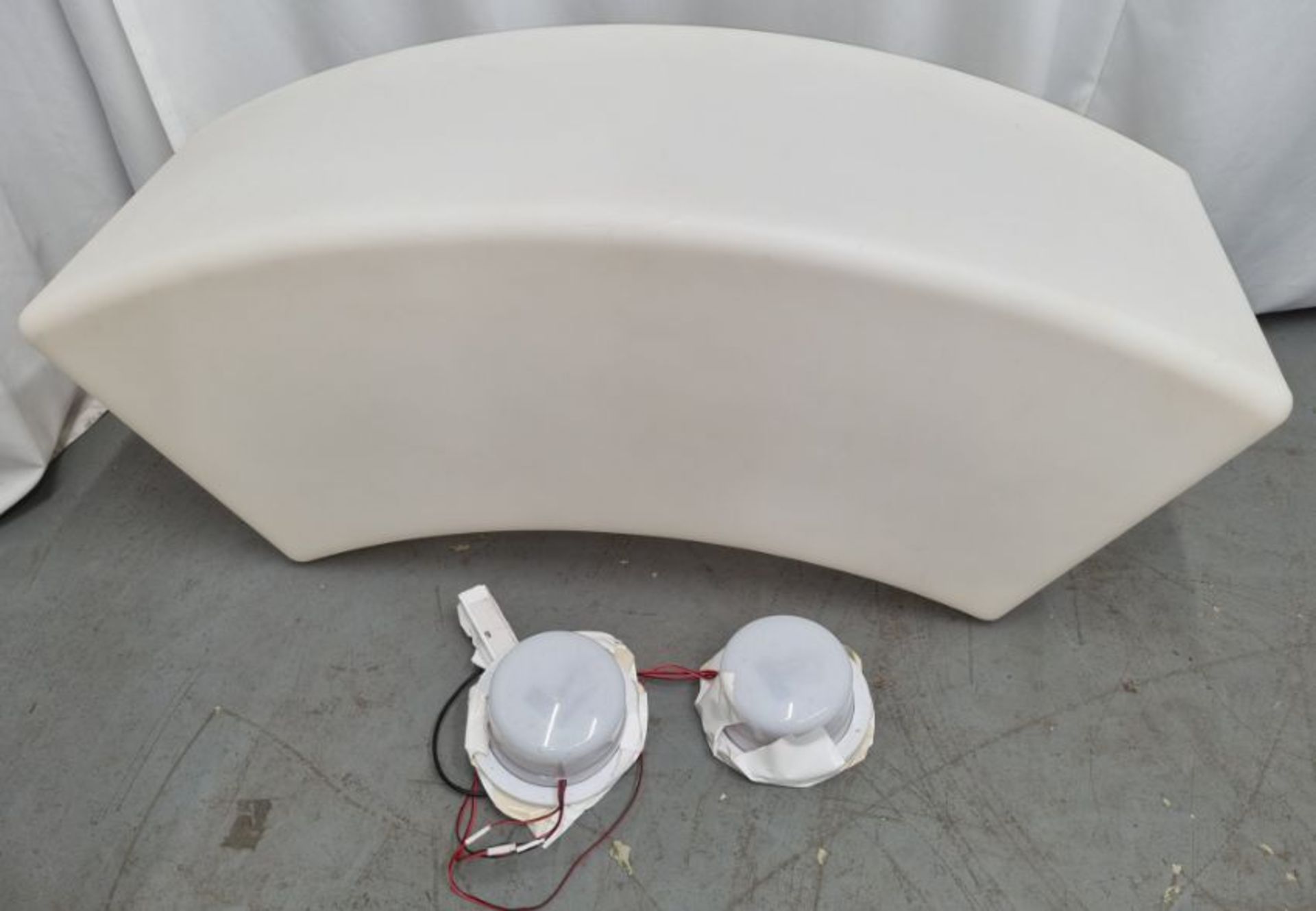 Curved LED bench - NO HEART NO REMOTE NO PSU