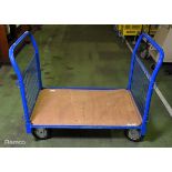 Rapid Racking small metal trolley - W 1100 x D 700 x H 890 mm