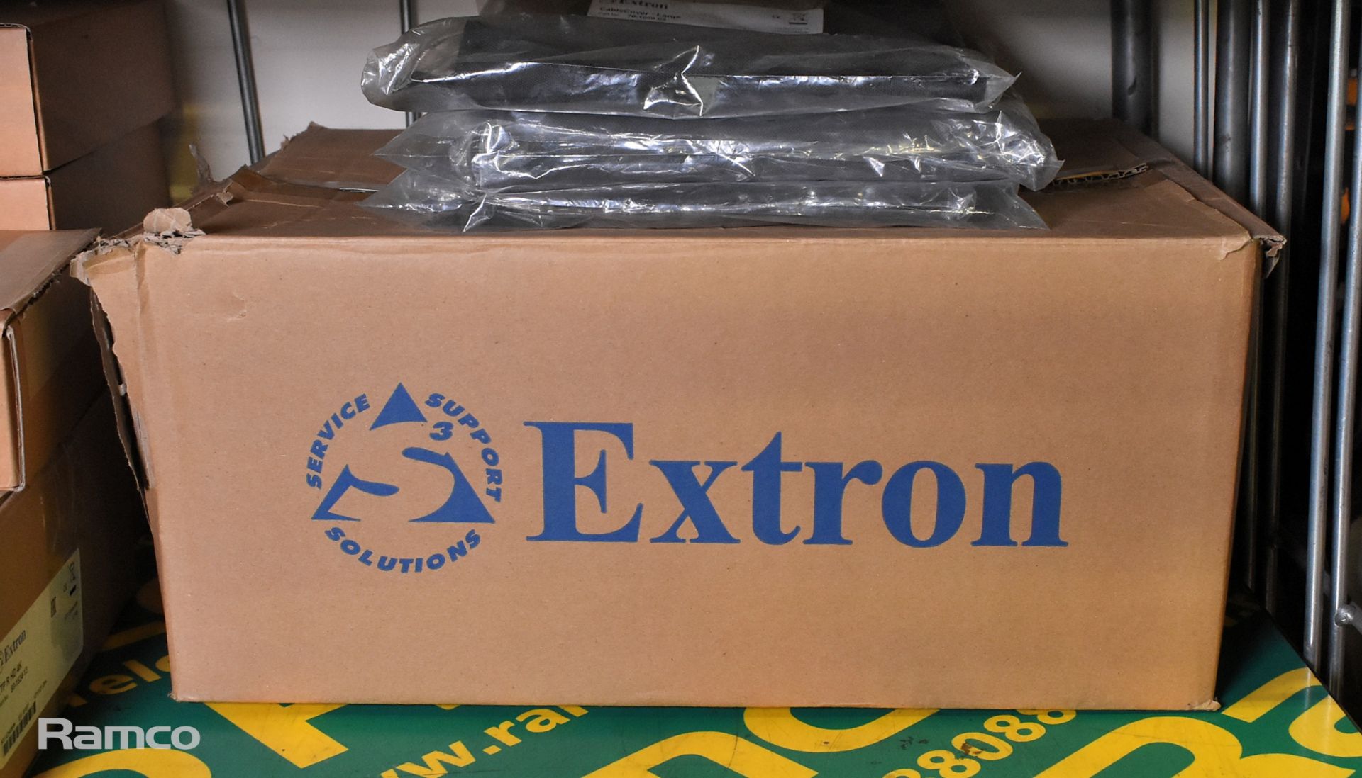 3x Extron large cable covers & 17x Extron small cable covers