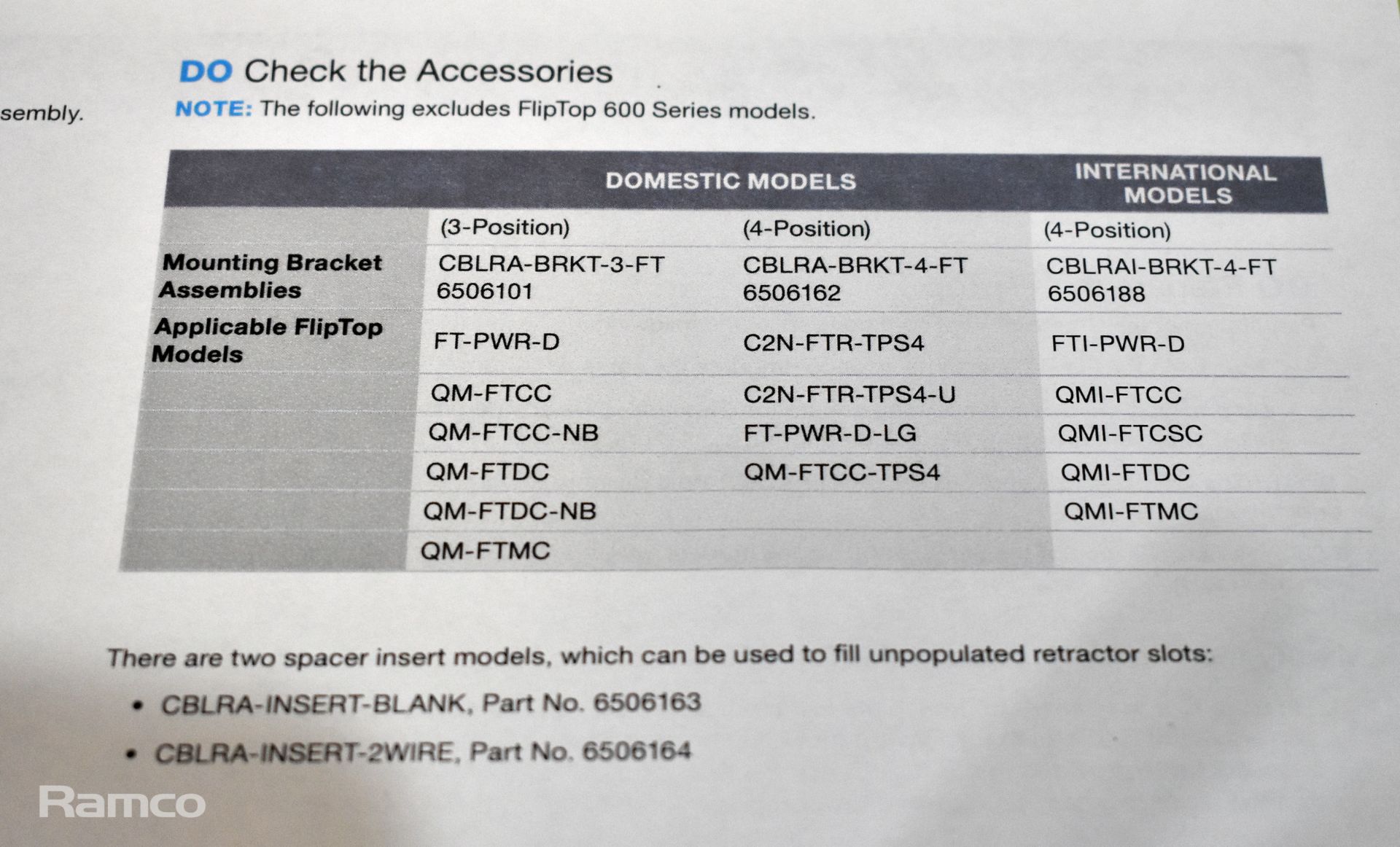 2x Crestron CBLR2-HD cable retractors for FlipTops & 2x Crestron CBLR2-VGA-AUDIO cable retractors - Bild 5 aus 6