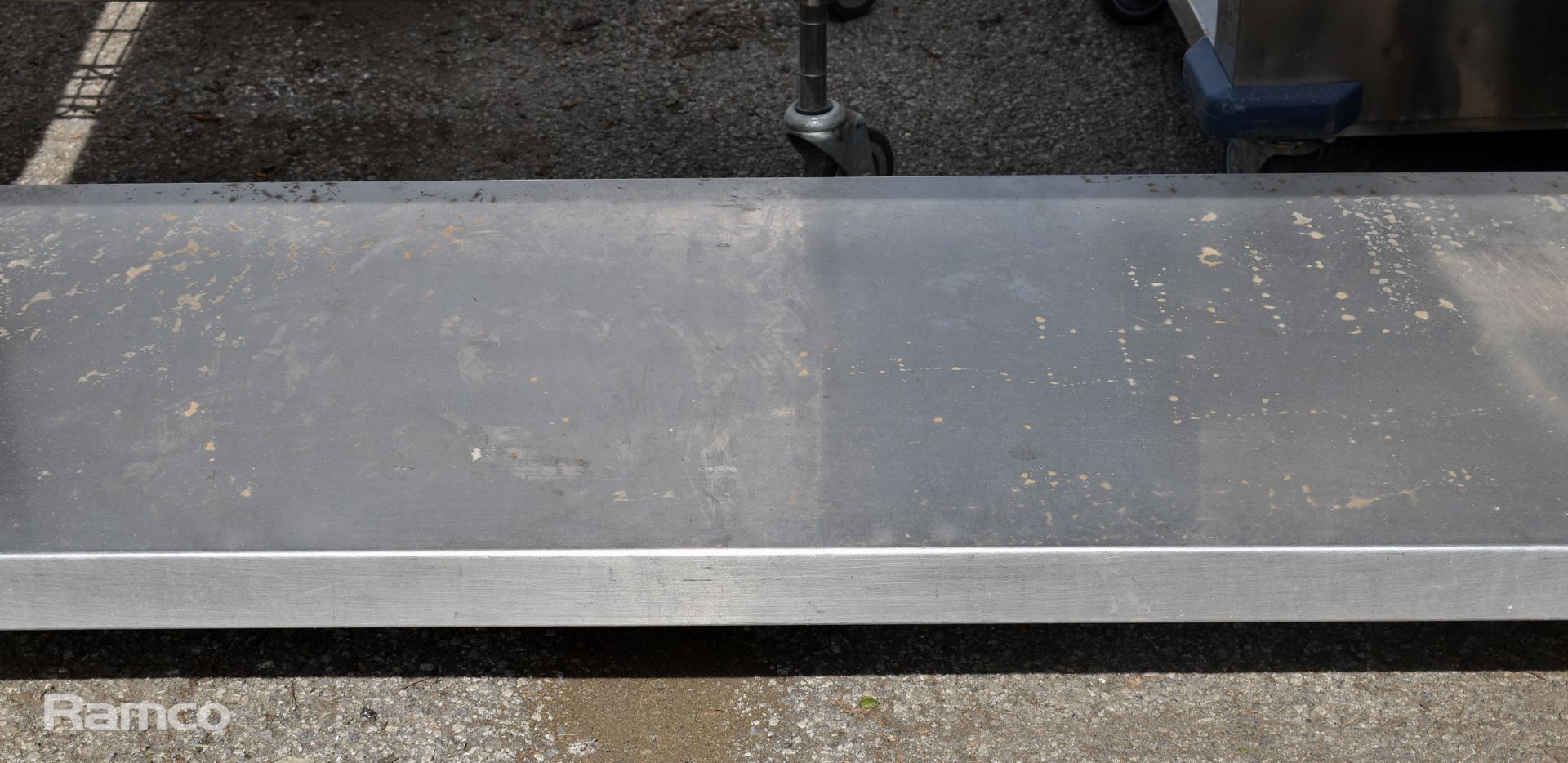 Stainless steel mobile workbench / table with bottom shelf- W 1500 x D 700 x H 835mm - Image 6 of 6