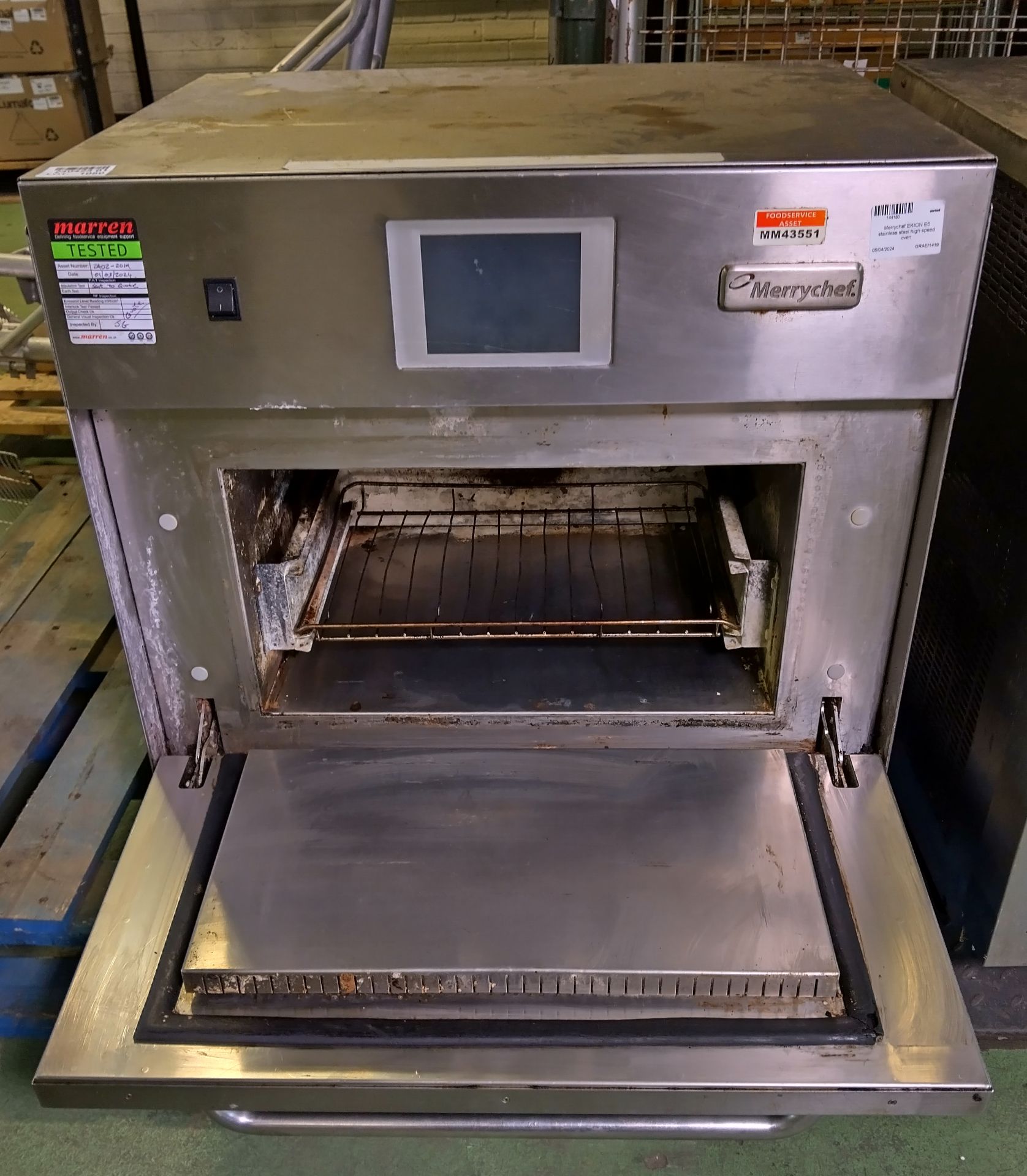Merrychef Eikon E5 stainless steel high speed oven - Image 3 of 3