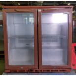 Husky HUS-C2 BRN-HY double door bottle cooler - W 900 x D 520 x H 900mm