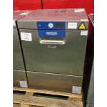 Hobart FX-B-SEF stainless steel dishwasher - W 600 x D 605 x H 825mm - MISSING DISH RACKS/DRAWERS